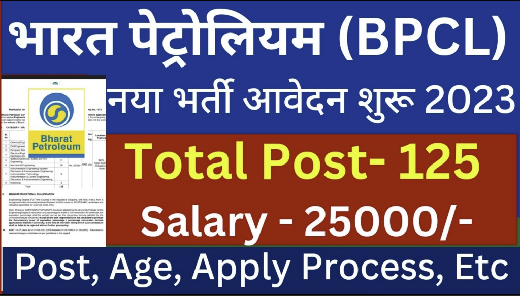 BPCL Apprentice Recruitment 2024 Online Form