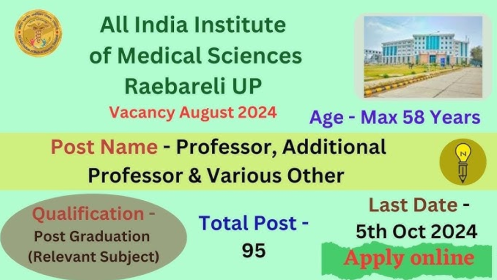 All India Institute of Medical Sciences Recruitment