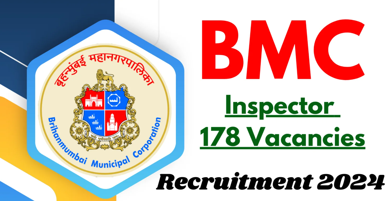 Brihanmumbai Municipal Corporation Recruitment