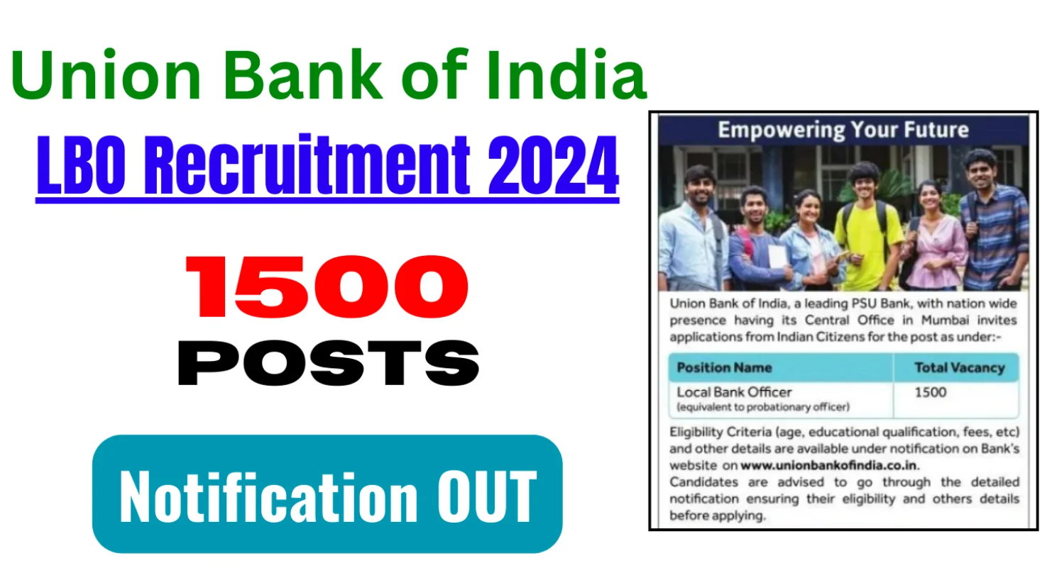 UBI Local Bank Officer Recruitment 2024-25