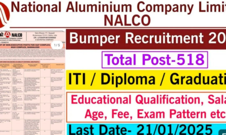 NALCO Non-Executive Recruitment